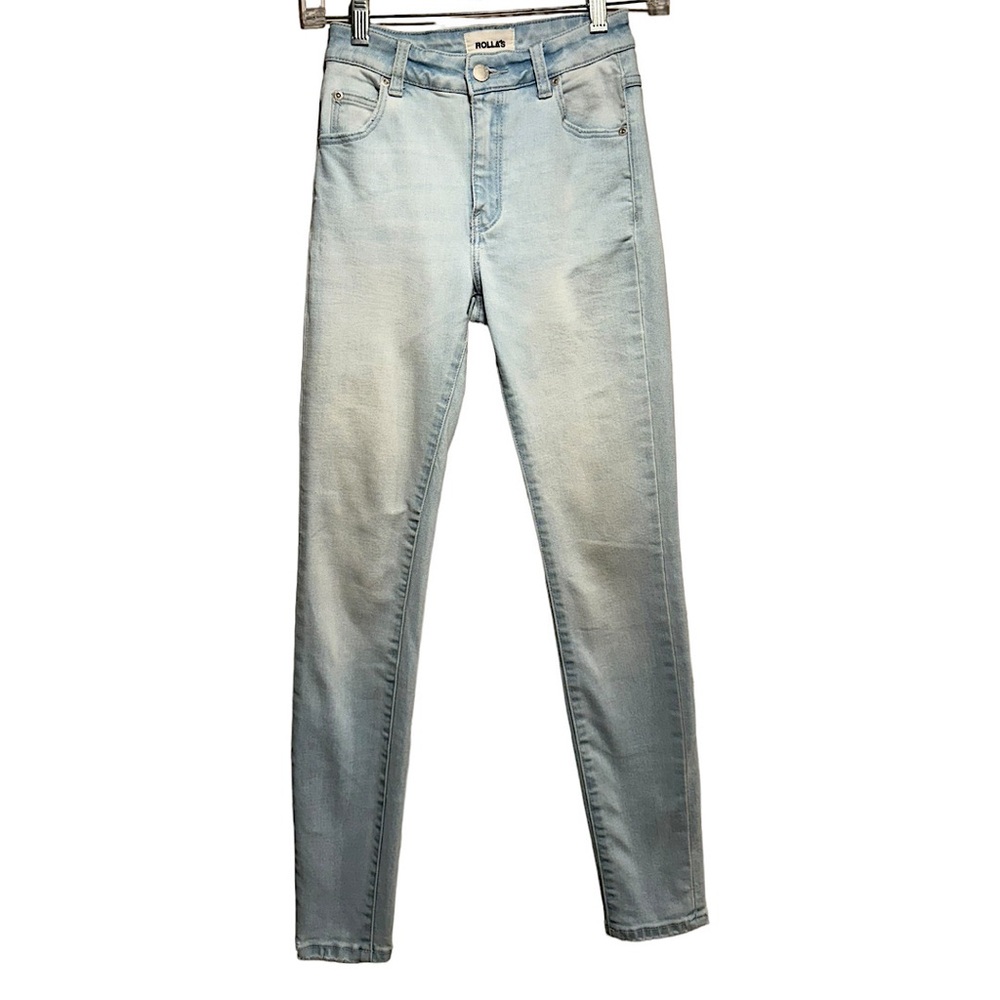 Rollas Light Blue Denim Skinny Jeans Size 24